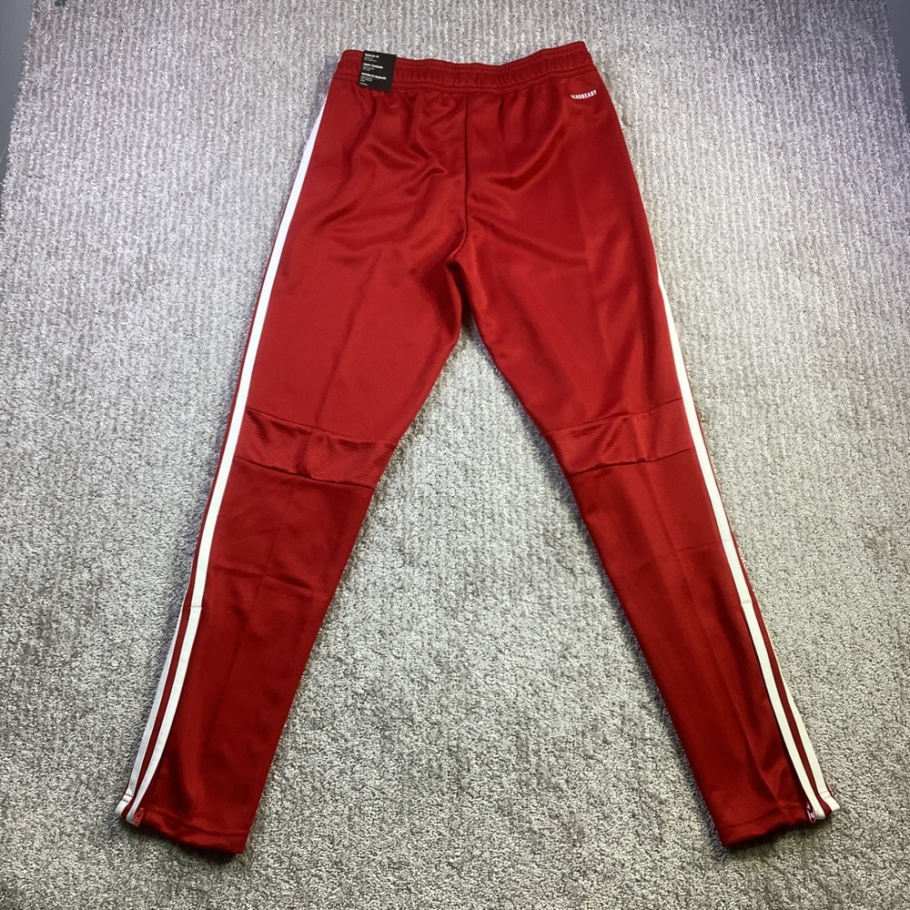 Adidas Tiro Essentials Youth Track Pants Red White Size Medium 11-12Y NWT - Picture 3 of 16